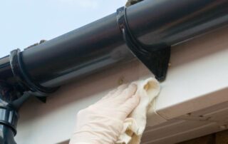 New gutters in the fall to protect your home, including the Exterior Solutions Gutter System Lexington, Kentucky (KY)
