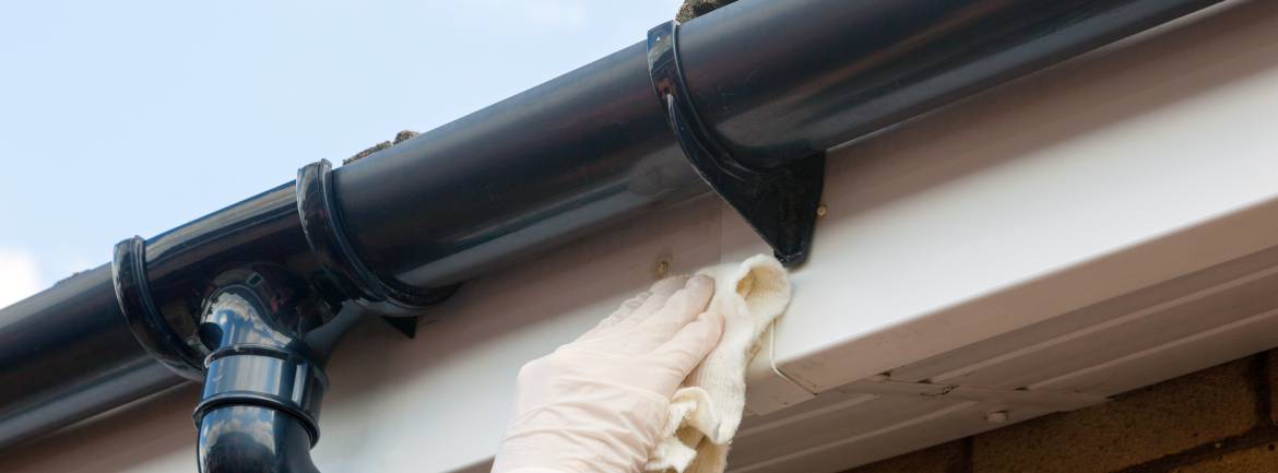 New gutters in the fall to protect your home, including the Exterior Solutions Gutter System Lexington, Kentucky (KY)