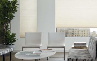 Hunter Douglas Duette® Cellular Shades helping to insulate a home in the winter